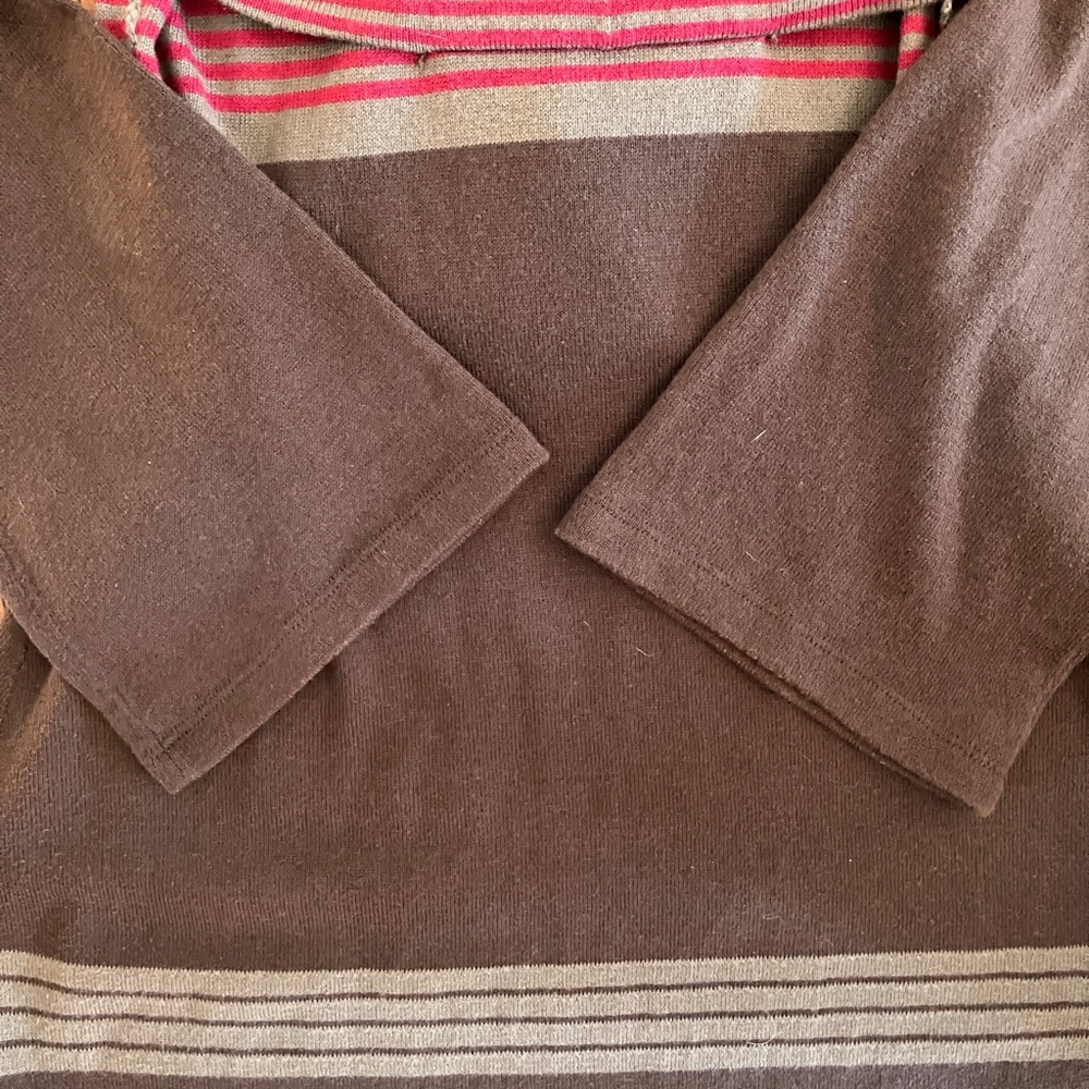 PrAna Sydney Sweater Dress Black Grey & Pink Size Small - Picture 5 of 9